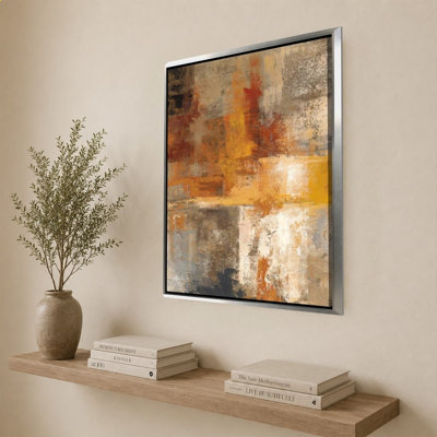 «Silver and Amber» par Silvia Vassileva - impression sur toile