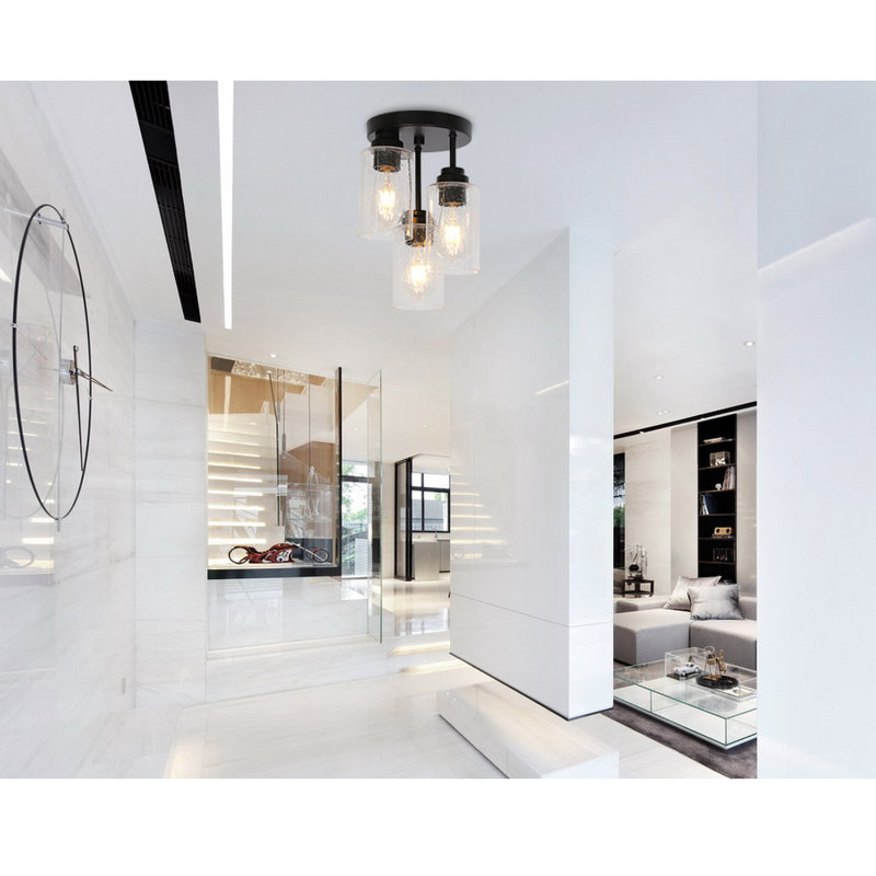 Couto Glass Semi Flush Mount