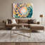 Art hawaïen sur toile beige Leis-209075085