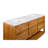 Tessa 72 In. Mango Wood Carrara White Marble Countertop Bath Vanity with Chrome Faucet