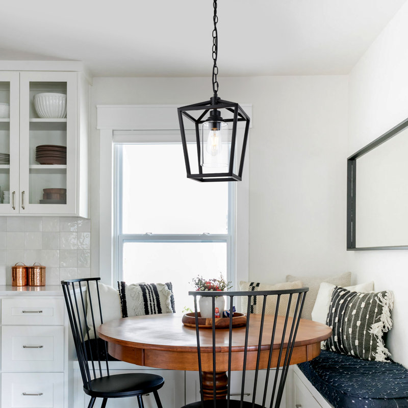 Nauris 1 - Light Matte Black Lantern Pendant