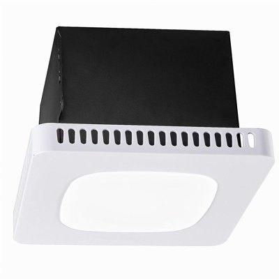 Bathroom Exhaust Fan with LED Light, 80-110-130 CFM Bathroom Vent Three Gear Color Temp, 1.5 Sones Low-Noise, Premium AC Motor Ceiling Fan for Laundry Room, Storage Room, Home Ventilation, White