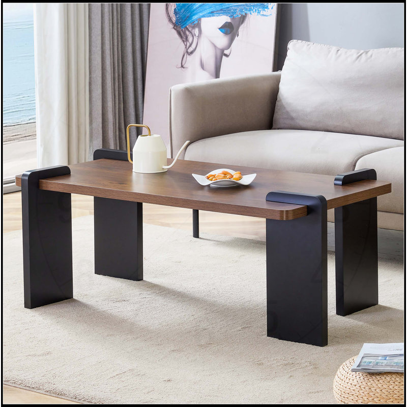 MDF coffee table, Walnut