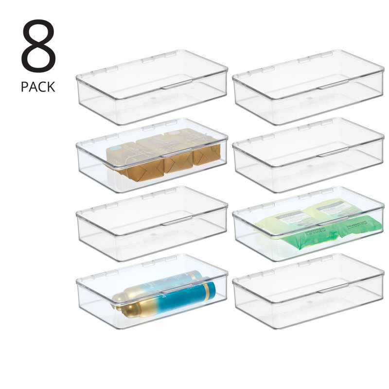 Bathroom Plastic Storage Bin Set