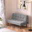 Sibi 2 Seater Linen Sofa Bed-333609308