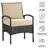 Outdoor Cushion - 24x24 Outdoor Chair Cushions with Sun and Water-Resistant Removable Covers - Memory Foam Patio Cushions by Lavish Home-1268335856