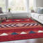 Tapis rouge Prisco lavable à la machine de qualité supérieure-5558203