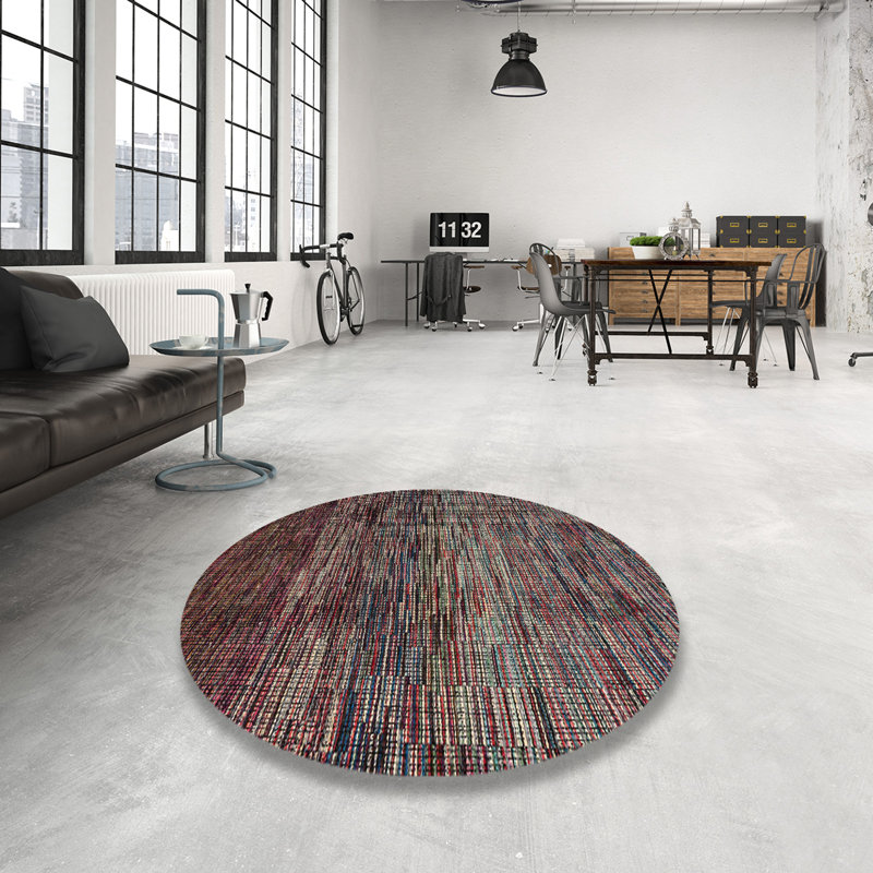 Abstract Indoor Rug, Round 3'