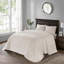 Ensemble de couvre-lit réversible crème grand-117487410