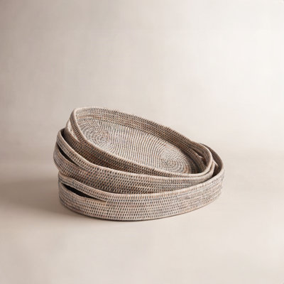 Elda Rattan Decorative Tray