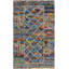 Hammd Hand-Tufted Cotton Blue/Pink/Yellow Area Rug-708376856