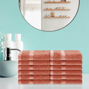 Elaine Karen Premium Cotton Bath Hand Towels for Home, Hotel & Spa