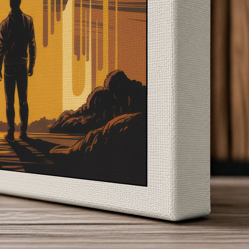 Gateway of Light Modern - Wrapped Canvas, 36x24 - 91.4 x 61.0 cm, Cream Border