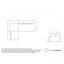 Flex Felix 6 Seater Corner Sofa -105278522-105278521