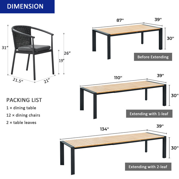 Dimensions du produit