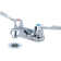 Centerset Bathroom Faucet with Drain Assembly