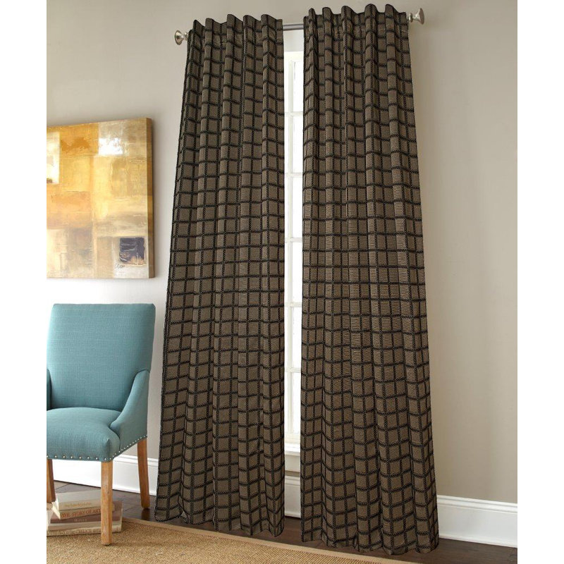 Panneau de rideau simple obscurcissant avec passe-tringle Henrietta, L 50 po x L 84 po