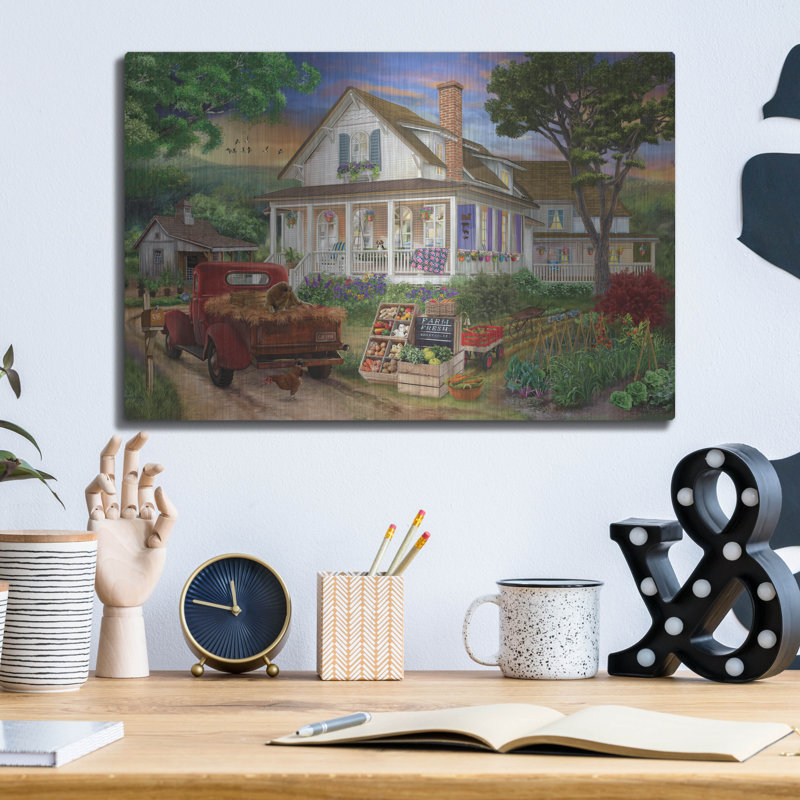 «Our Country Home» par Bigelow Illustration, H 12 po x l 16 po