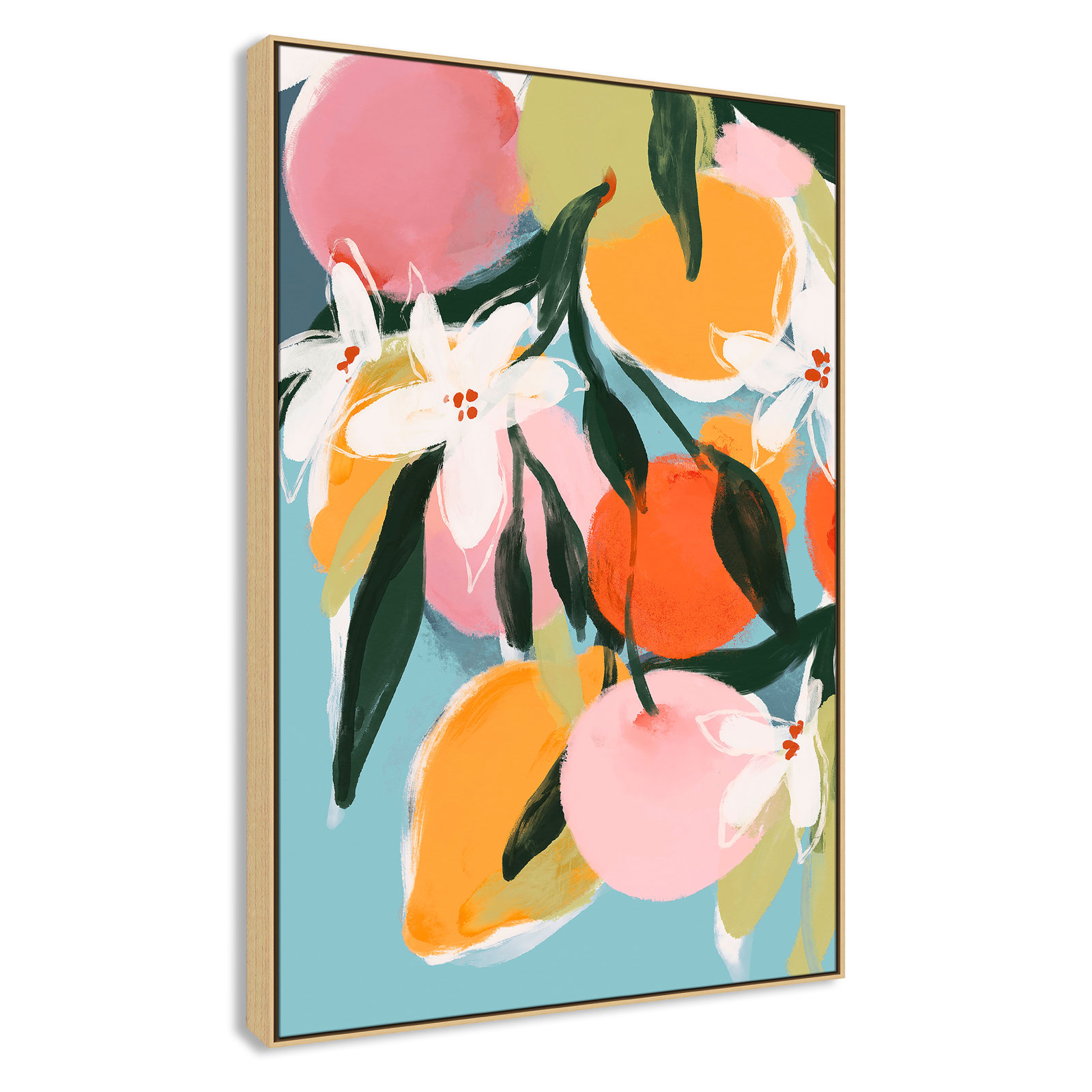 Fruity Summer I Print by Treechild, Natural Floater, 61.5" H x 41.5" W