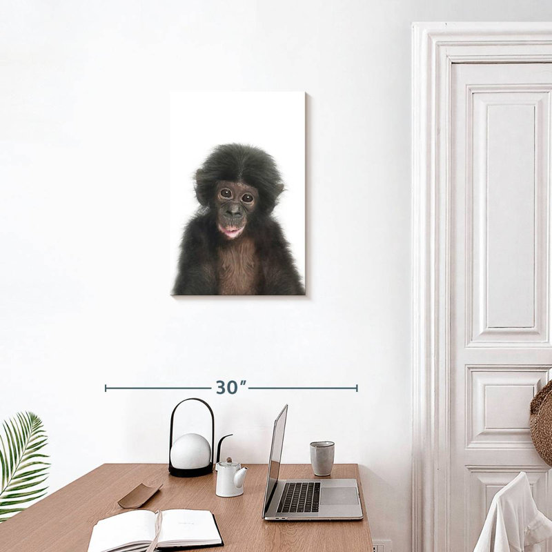Brampt Baby Monkey, 24" H x 16" W