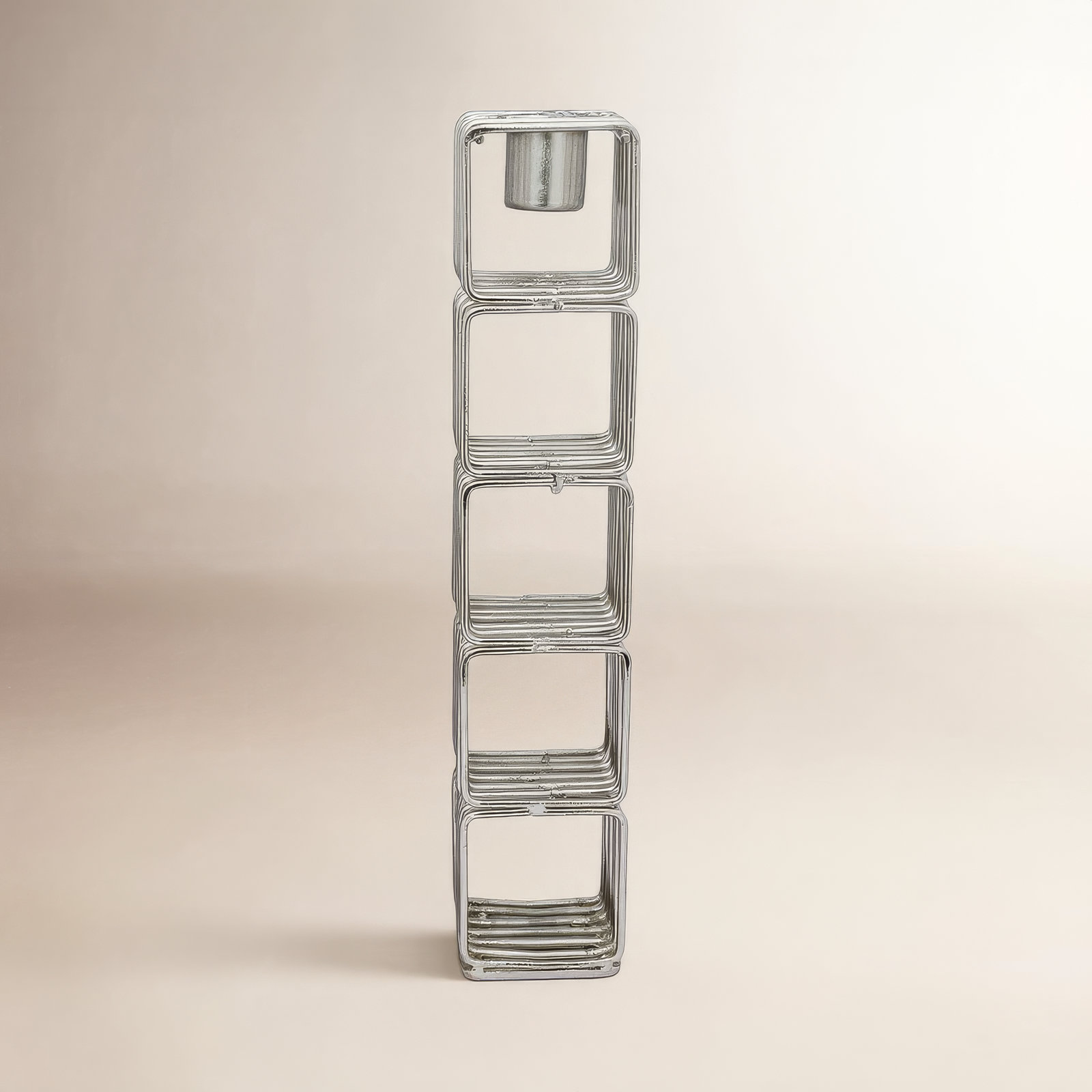 Paulding Wire Pillar Candle Holder, 10" H x 2" W x 2" D