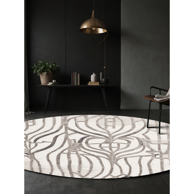 Machine Washable Gray Area Rug