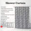 Red Spots - Rideau de douche Premium-230676972