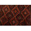 Tapis Baloch 3’4” x 6’5” en laine noire tribale vintage noué à la main