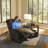 Upholstered Heated Massage Chair-2096819557