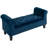 Button-Tufted Storage Ottoman Bench