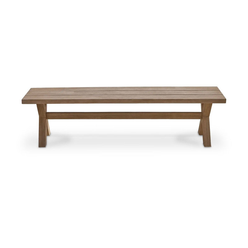 6 - Person Acacia Patio Dining Set with Rectangular Table