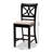 Esfira Upholstered Counter Stool with Solid Wood Frame-430874418