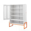 Armoire à chaussures 2 portes avec tablette ouverte