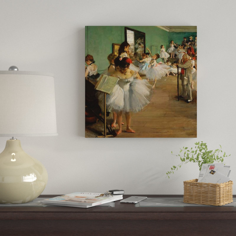 «The Dance Class, 1874», art sur toile, H 48 po x l 48 po x P 1,5 po, Toile tendue, Pas de tapis
