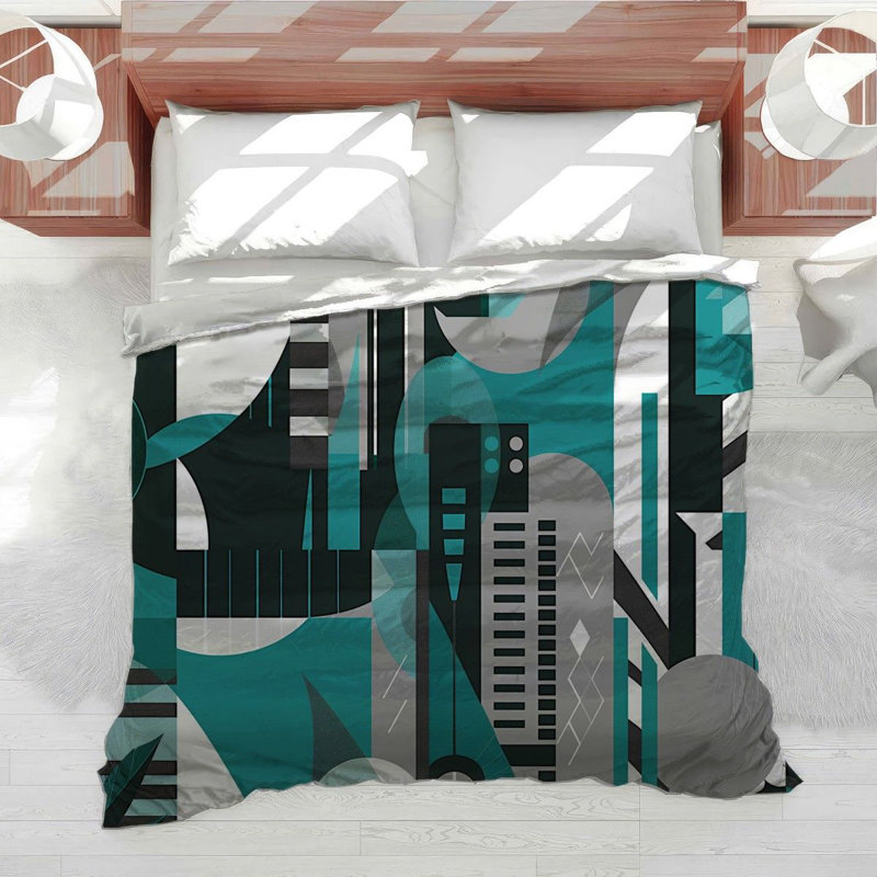 Abstract Cool Pattern Cotton Blend Comforter, Twin XL Comforter