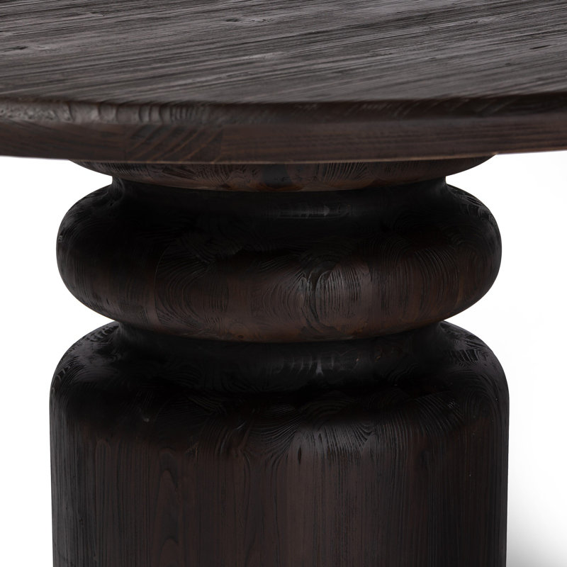 Kerrville Round Pine Wood Dining Table