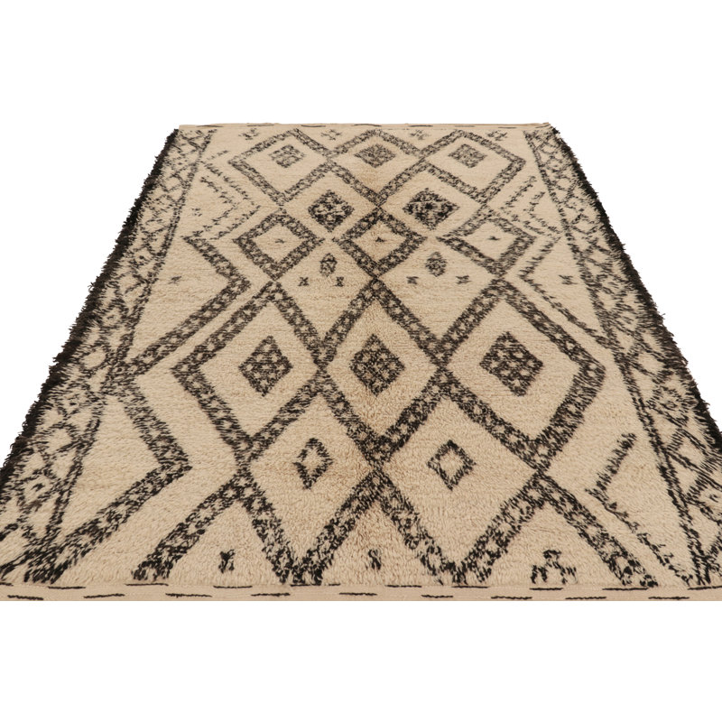 Moroccan One-of-a-Kind 6'6X8'6 Hand Knotted Area Rug