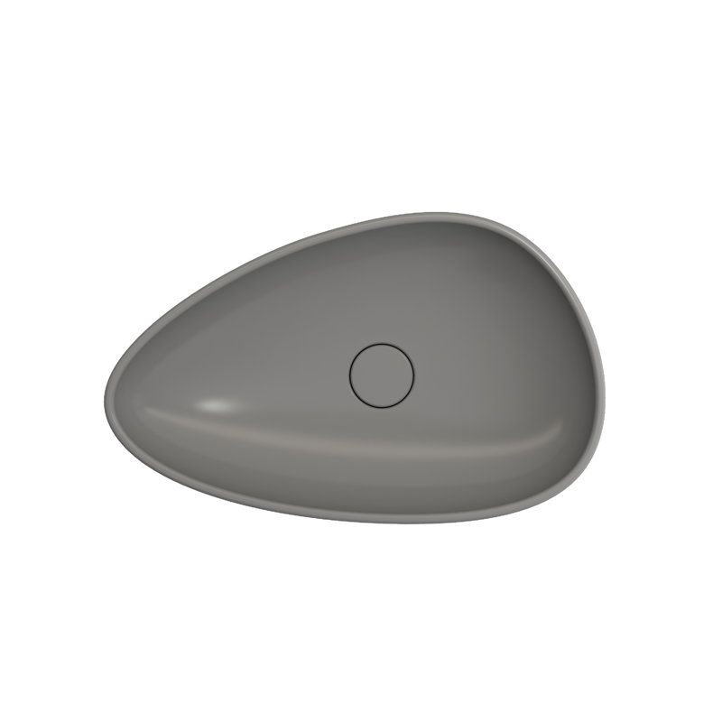 Etna 22.8'' L Bathroom Sink, Matte Gray