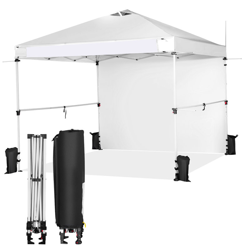 Abri dépliant l 10 pi x P 10 pi, Blanc