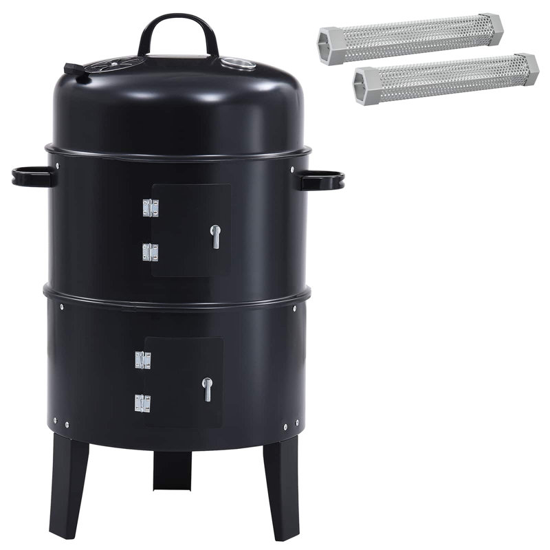 VidaXL 40cm W Wood Pellet Grill