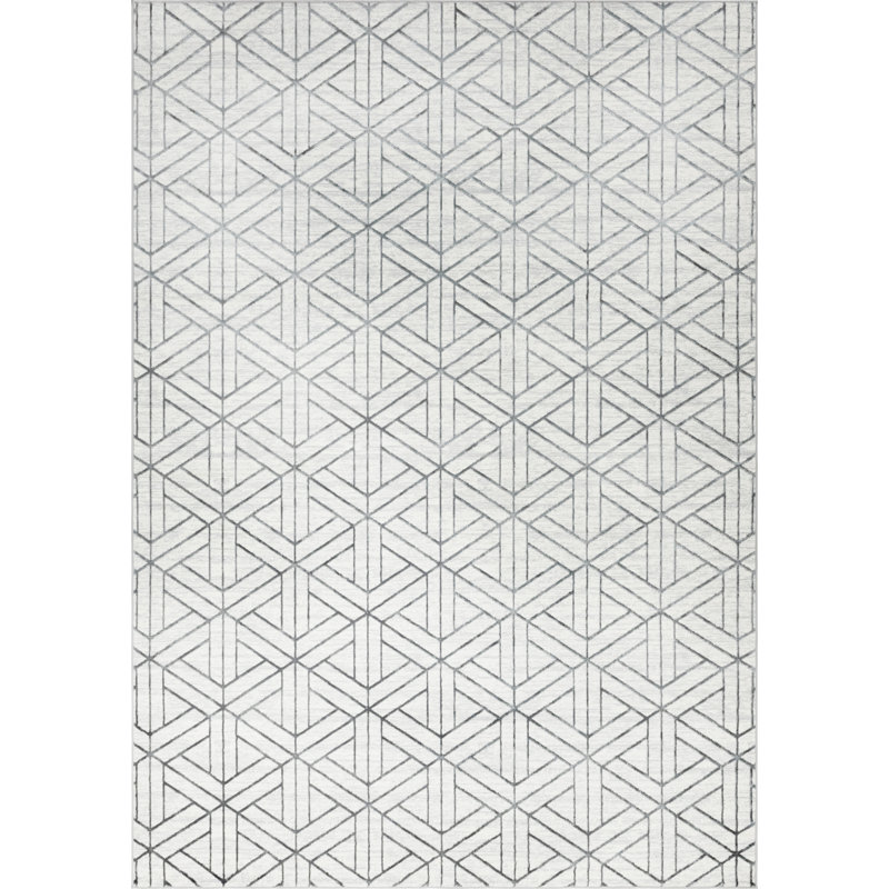 Rochele Geometric Indoor Rug, Rectangle 9'10" x 14'