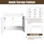 Base de meuble-lavabo simple 24 po Myria