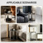 Table de bout moderne 16,90 pouces