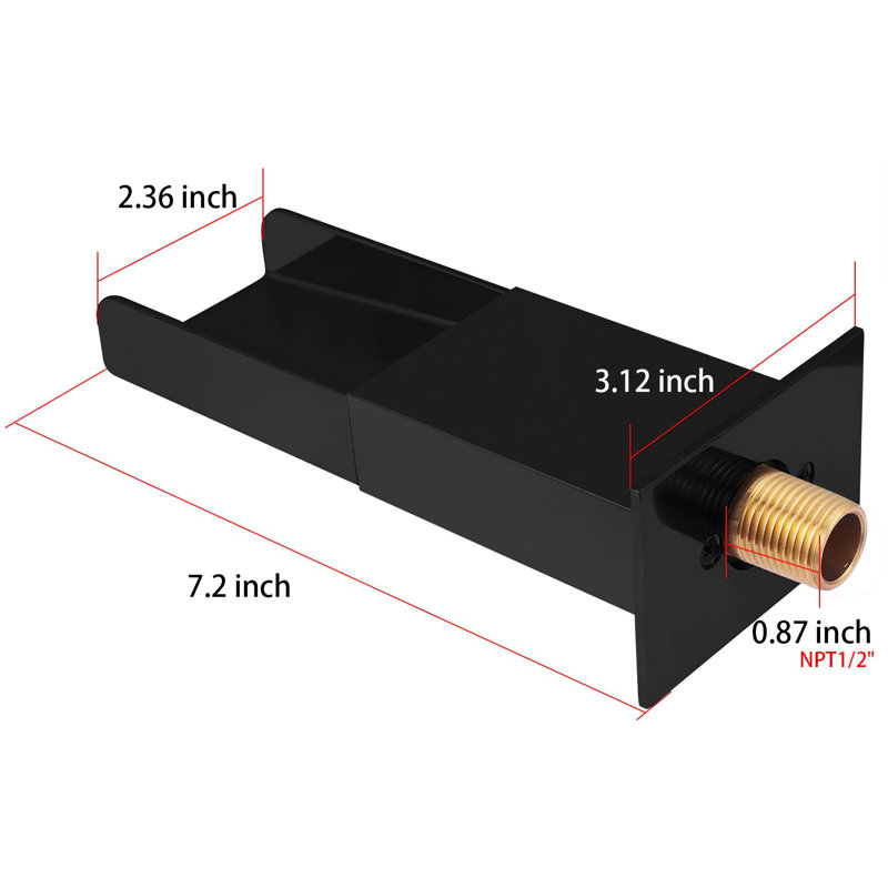All-In-One Kit with Rough in-Valve, Matte Black