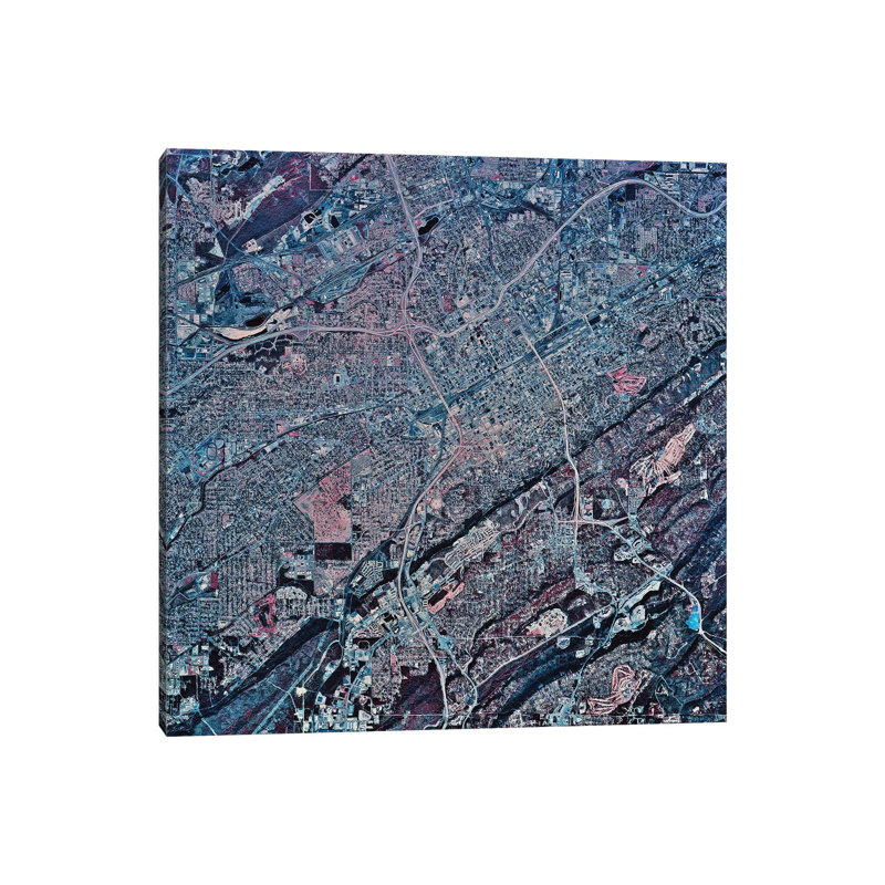 Birmingham, Alabama by Stocktrek Images - Wrapped Canvas Print, 66.04 cm H x 66.04 cm W x 3.175 cm D