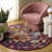 Jardin Hand Tufted Wool; Cotton Floral Indoor Rug-117794811