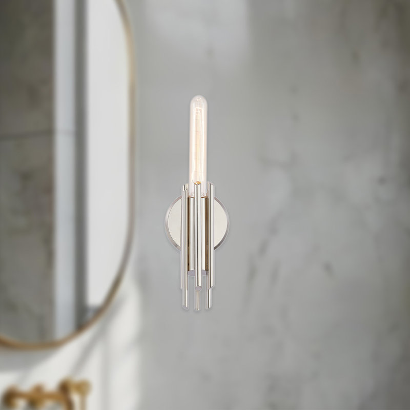 Torres 1 - Light Bath Sconce, Polished Nickel