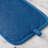 MARTHA STEWART Strie Medallion Pot Holder 2-Pack Set Navy Blue 7"x10"