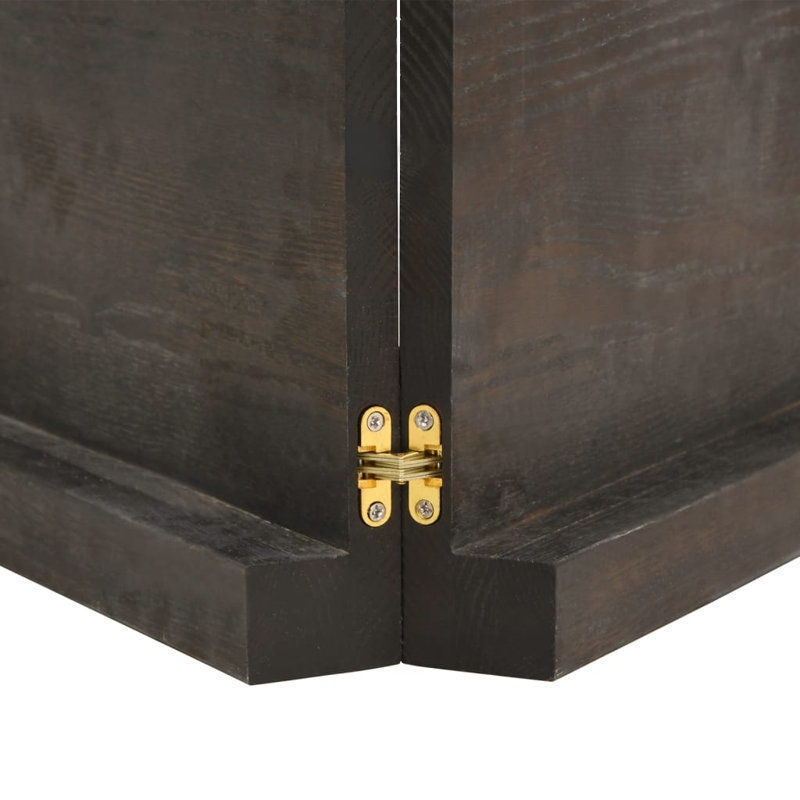 Audene 180cm Solid Wood Bathroom Vanity Top, Dark Brown