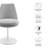 Lippa Upholstered Swivel Dining Chair-105239763-105239765